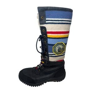 UGG x Pendleton Adirondack Tall Yosemite Boots 9.5 Waterproof Wool Leather